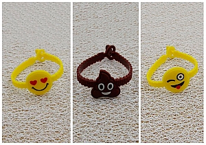 Силиконовый браслет «Emoji»