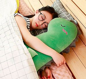 Мягкая игрушка для обнимашек «Спящий динозаврик»