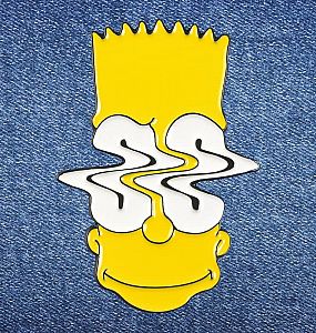 Брошь-значок «Барт Симпсон»