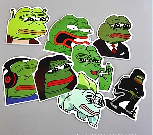 Набор наклеек «Sad Pepe the Frog»