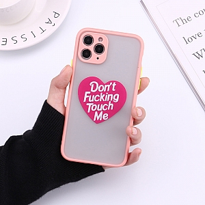 Чехол для iPhone «Don't fucking touch me»