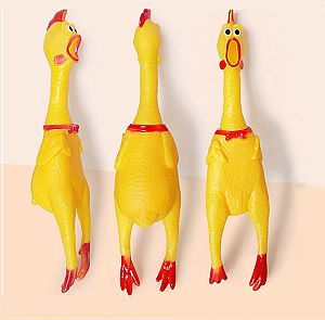 Резиновая игрушка «Big Squeeze chicken» 39 см