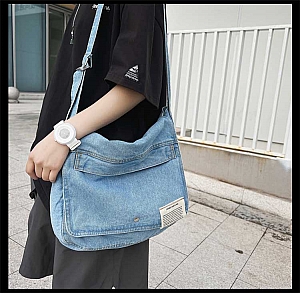Джинсовая сумка – самые модные модели и с чем их носить?