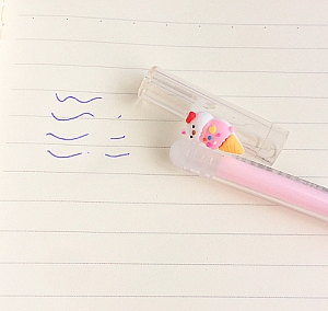 Ручка «Мишка с мороженкой»