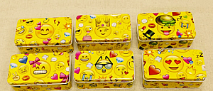 Металлическая коробочка «Emoji»