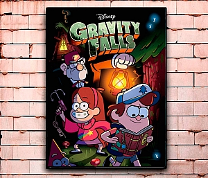 Постер «Gravity Falls» средний