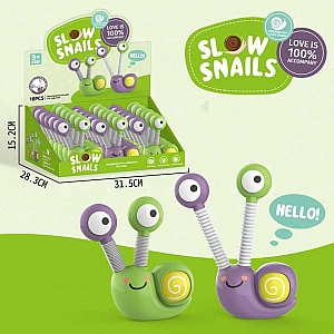 Игрушка-антистресс «Slow snail pop tube»