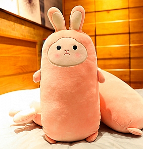 Мягкая игрушка-подушка «Розовый зайчик»