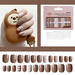 Набор накладных ногтей «Brown»