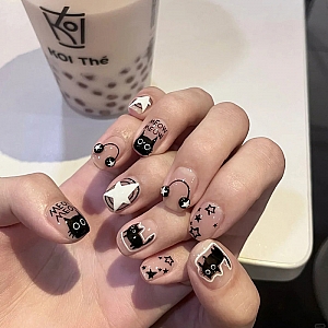 Набор накладных ногтей «Meow»