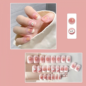 Набор накладных ногтей «Pink sky»