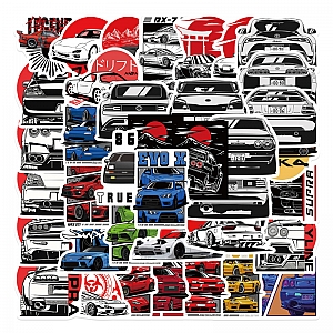 Набор наклеек «Japanese cars»