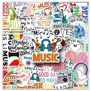 Набор наклеек «Music is my life»