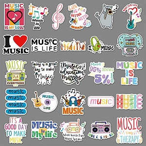 Набор наклеек «Music is my life»