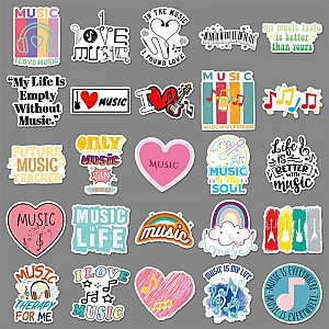 Набор наклеек «Music is my life»