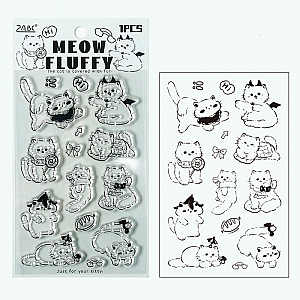 Набор штампов «Fluffy cat»