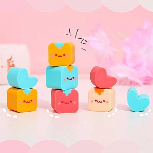 Набор стирательных резинок «Happy eraser»