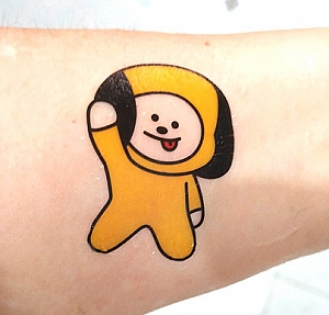 Временная татуировка «BT21»