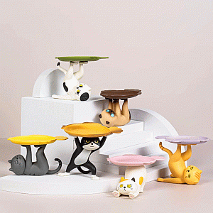 Сувенир «Cat with a tray»