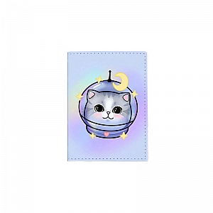 Обложка на паспорт «Cosmonaut cat»