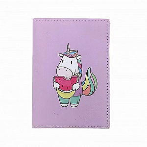 Обложка на паспорт «Единорог с арбузом»