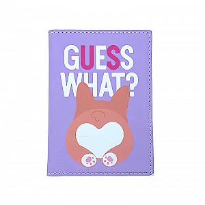 Обложка на паспорт «Guess what?»