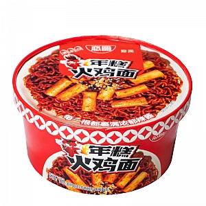 Острая куриная лапша с токпоки Lianyuan 180г