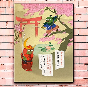 Постер «Pepe samurai»