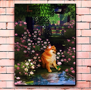 Постер «Pixel garden»