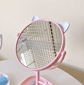 Подставка для украшений с зеркалом «Котик»