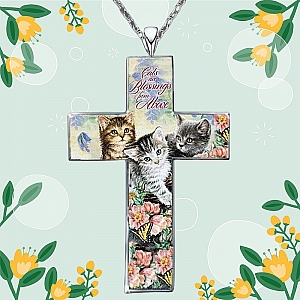 Подвеска на цепочке «Garden of cats»