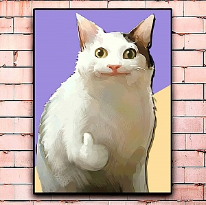 Постер «Cat meme» большой