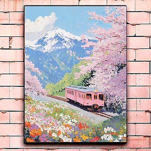 Постер «Цветение сакуры»