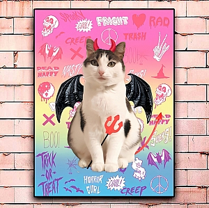 Постер «Devil cat» большой