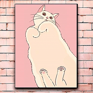 Постер «Hug cat» большой
