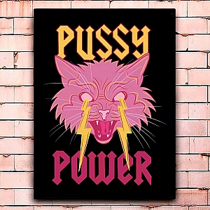 Постер «Pussy power» большой