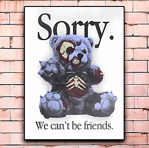 Постер «Sorry. We can't be friends» большой