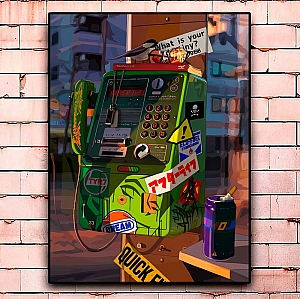 Постер «Telephone booth» большой