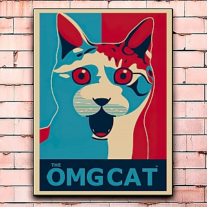 Постер «The omgcat» большой