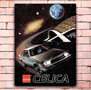Постер «Toyota Celica» большой