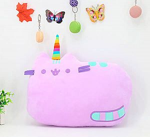 Мягкая игрушка-подушка «Фиолетовый кот Пушин»