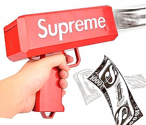 Денежный пистолет «Supreme»