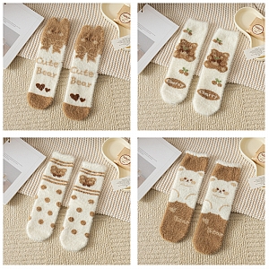 Шерстяные носки «Happy bear»