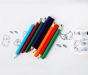 Декоративный скотч с карандашами «Caricature»