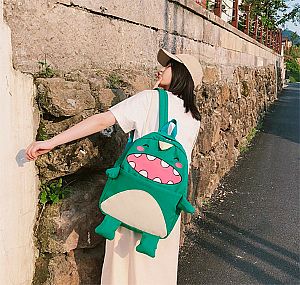 Рюкзак «Зеленый динозавр»