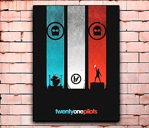 Постер «Twenty One Pilots» средний