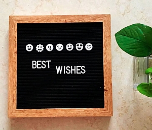 Пишущая доска «Best wishes»