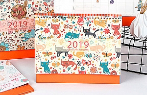Календарь на 2019 год «Котики»