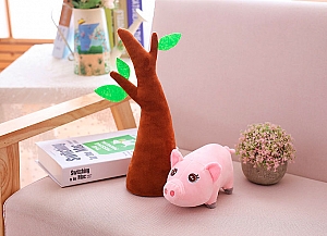 Мягкая игрушка «Свинка на дереве»