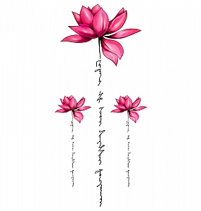 Временная татуировка «Flowers world»